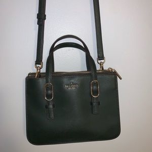 Green, Connie small triple gusset satchel, Kate Spade